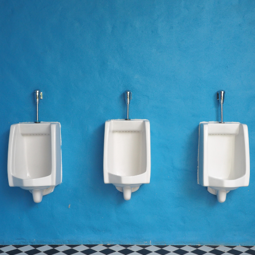 Waterless Urinal System